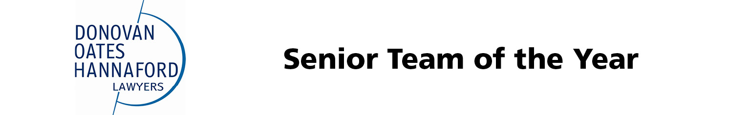 Donovan Oates Hanaford - Senior Team Donovan Oates Hanaford - Senior Team