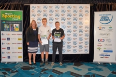 Mayor's Sporting Fund - Oliver Payne (Winner) and Haznnah Faux (Runner Up). Presented by Mayor Peta Pinson Mayor's Sporting Fund - Oliver Payne (Winner) and Haznnah Faux (Runner Up). Presented by Mayor Peta Pinson